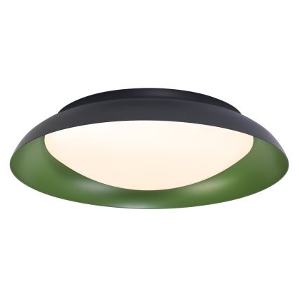Osram - dimbare LED-plafondlamp ORBIS PLATE LED/35W/230V Ø 43 cm groen/zwart