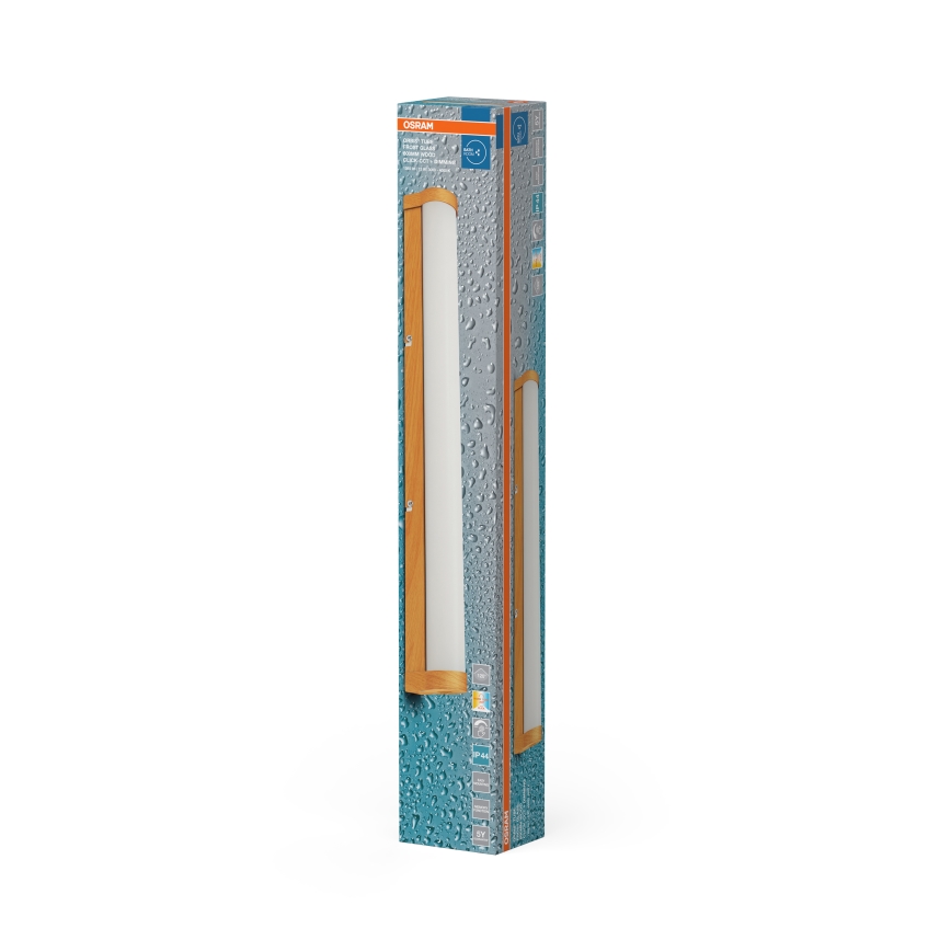 Osram - Dimbare LED-spiegelverlichting voor de badkamer ORBIS TUBE LED/12W/230V 3000/4000K 60 cm IP44 bruin