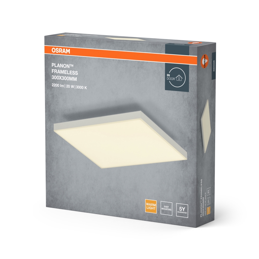 Osram - Panneau LED à montage en surface PLANON LED/20W/230V 3000K 30x30 cm blanc