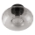 Osram - Plafondlamp DECOR SMOKE 1xE27/12W/230V Ø 28 cm zwart/rookgrijs