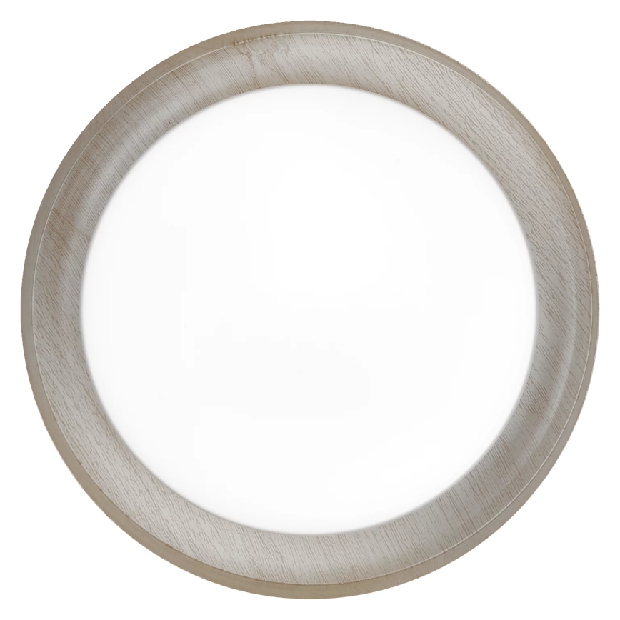 Osram - Plafondlamp ORBIS MADRID 2x E27/10W/230V Ø 29 cm houtlook