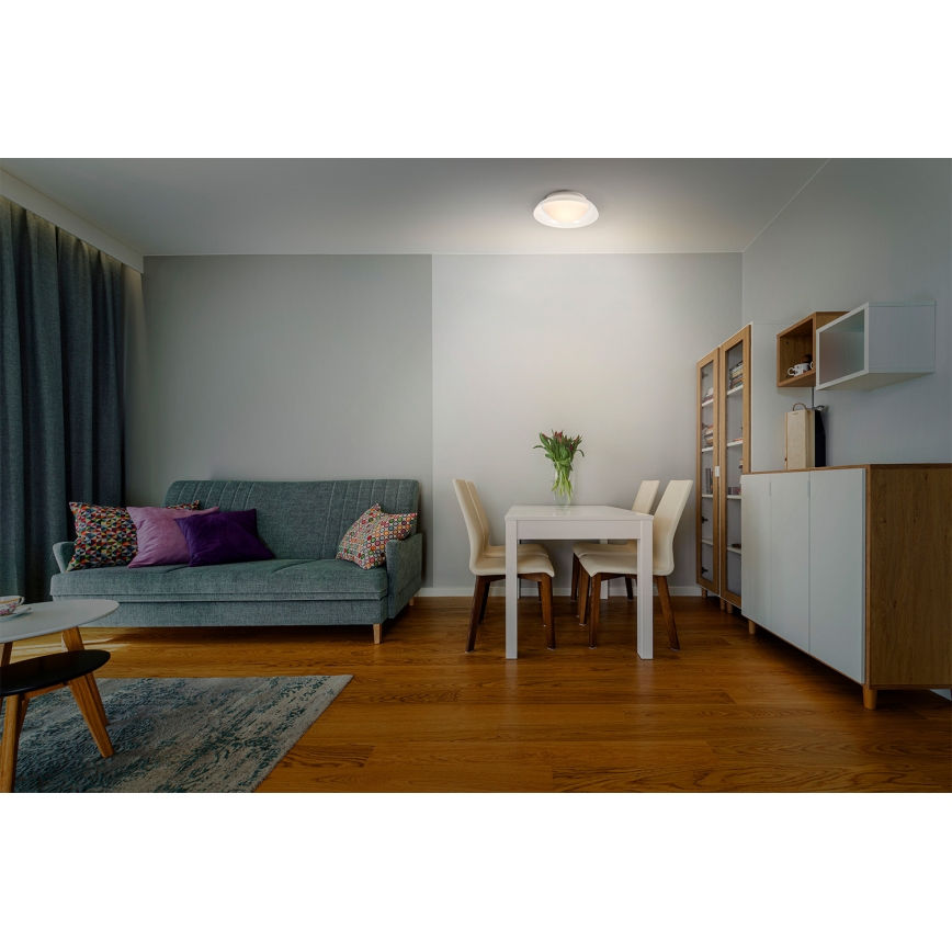 Osram - Plafondlamp ORBIS MILAN 2xE27/10W/230V Ø 30,5 cm bruin