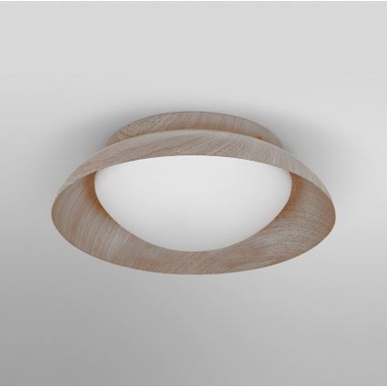 Osram - Plafondlamp ORBIS MILAN 2xE27/10W/230V Ø 30,5 cm houtdecor