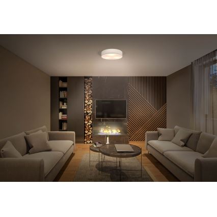 Osram - Plafondlamp ORBIS PARIS 1xE27/25W/230V diam. 30 cm crèmekleurig