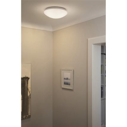 Osram - Plafonnier CEILING ESSENTIAL 2xE27/25W/230V Ø 35 cm blanc