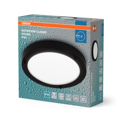 Osram - Plafonnier pour salle de bains BATHROOM CLASSIC 1xE27/15W/230V Ø 31 cm IP44