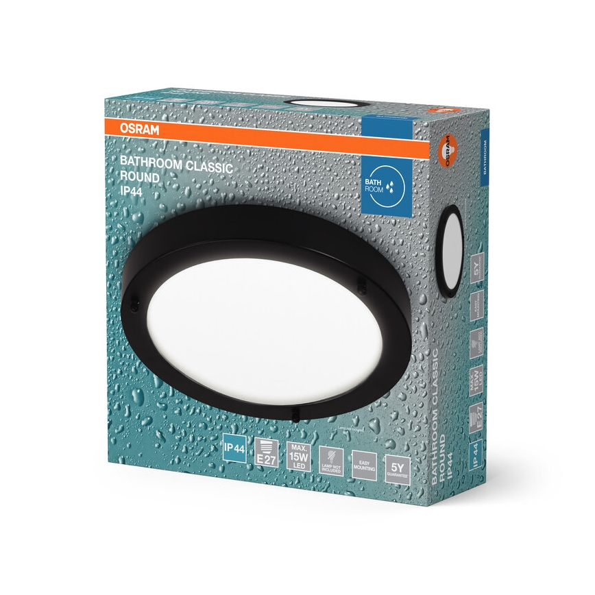 Osram - Plafonnier pour salle de bains BATHROOM CLASSIC 1xE27/15W/230V Ø 31 cm IP44