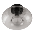 Osram - Plafonnier DECOR SMOKE 1xE27/12W/230V Ø 28 cm noir/gris fumé