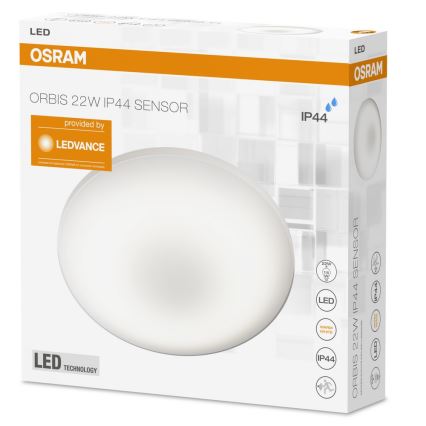 Osram - Plafonnier LED avec détecteur SILARA LED/22W/230V IP44