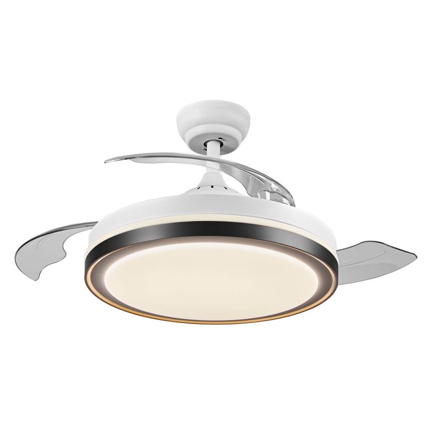 Osram - Plafonnier LED avec ventilateur CEILING FAN, 66 W, 230 V, 3000/4000/6500 K, blanc + télécommande