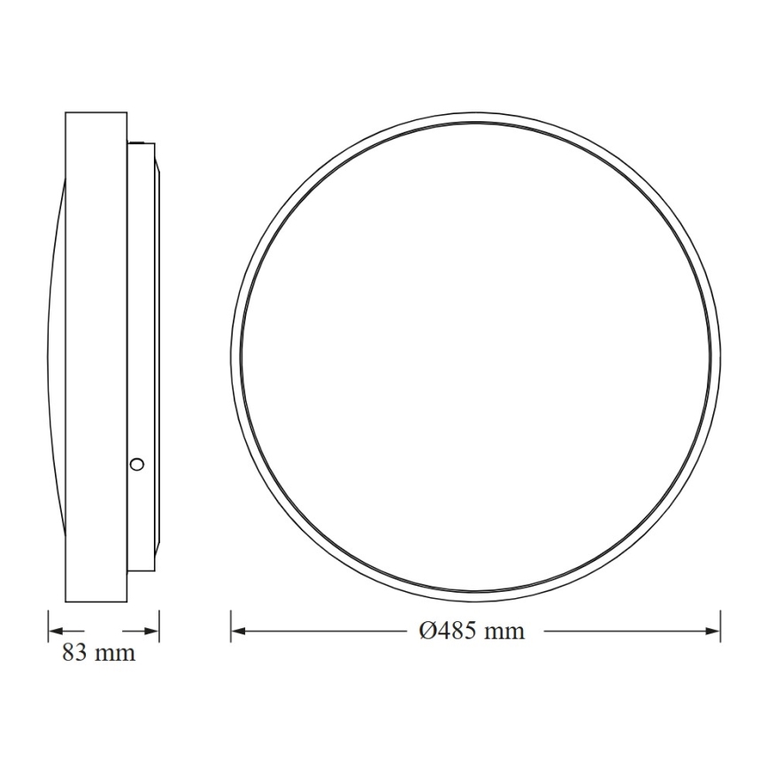 Osram - plafonnier LED CEILING LUXO LED/36W/230V Ø 49 cm blanc