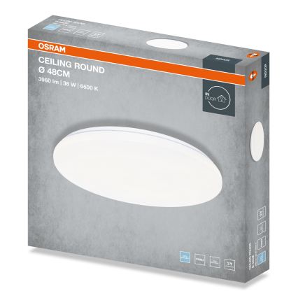 Osram - Plafonnier LED CEILING ROUND LED/36W/230V 6500K Ø 48 cm blanc