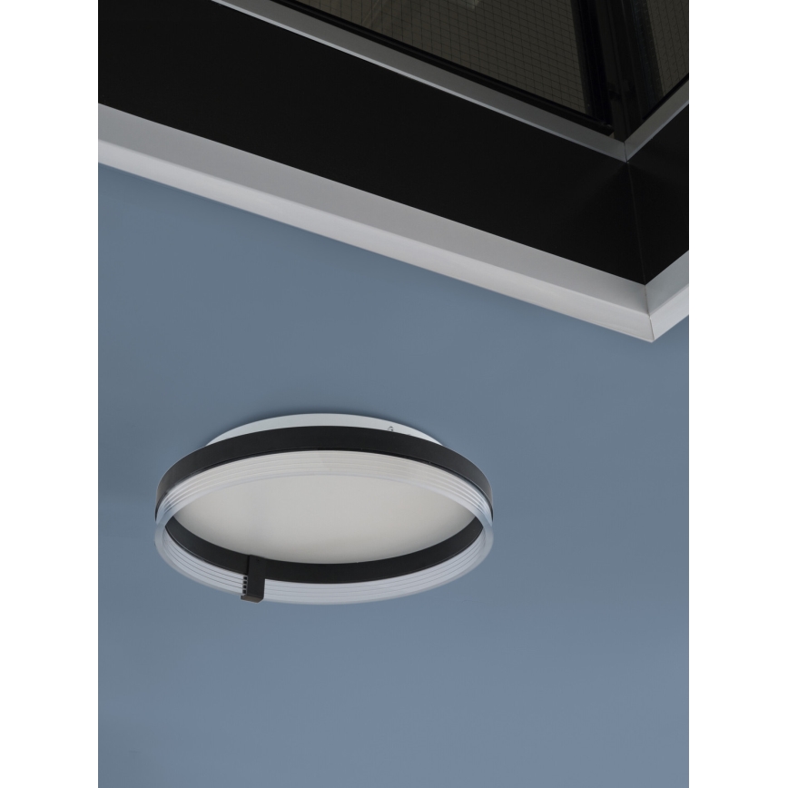 Osram - Plafonnier LED DECOR CIRCLE LED/25W/230V 3000/4000/6500K Ø 40 cm noir/blanc