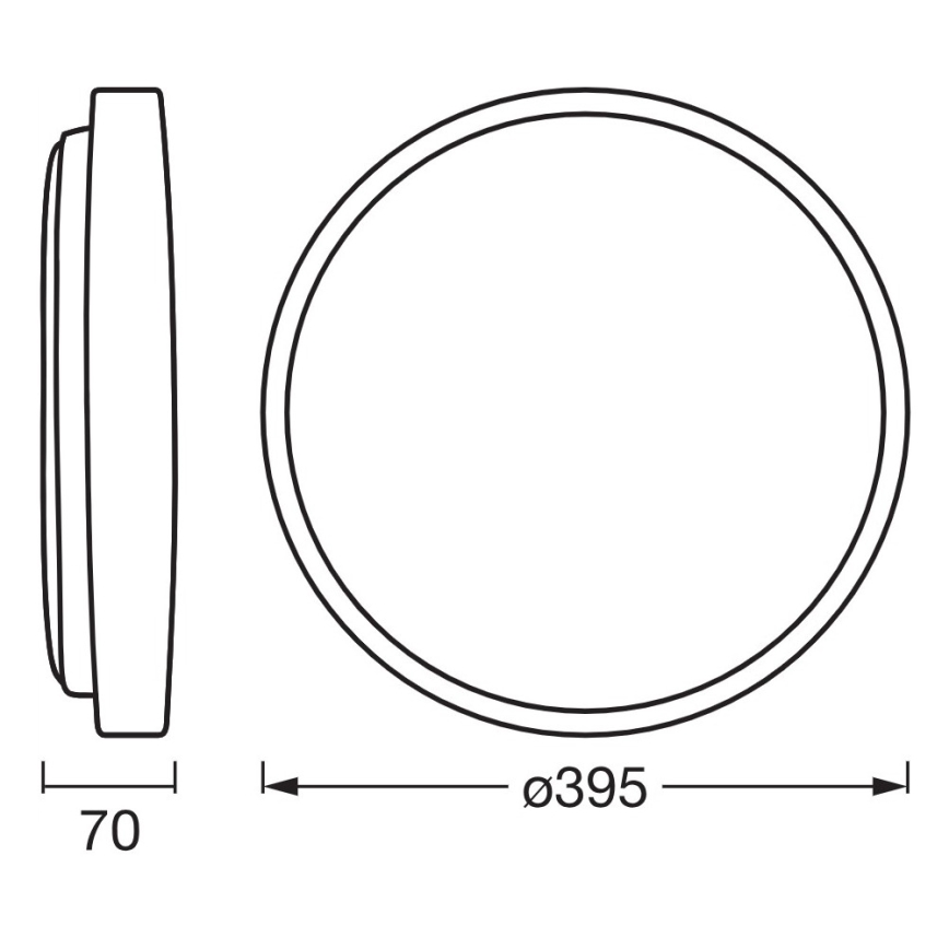 Osram - Plafonnier LED dimmable ORBIS ALISON LED/24W/230V, Ø 39,5 cm, beige