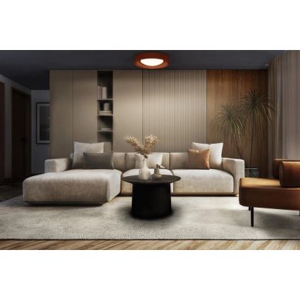 Osram - Plafonnier LED dimmable ORBIS CONCRETE LED/18W/230V Ø 40 cm marron/béton