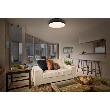 Osram - Plafonnier LED dimmable ORBIS LIVIA LED/36W/230V Ø 52 cm noir/blanc