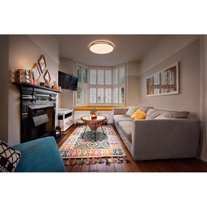 Osram - Plafonnier LED dimmable ORBIS WOODBURRY LED/16W/230V Ø 30 cm