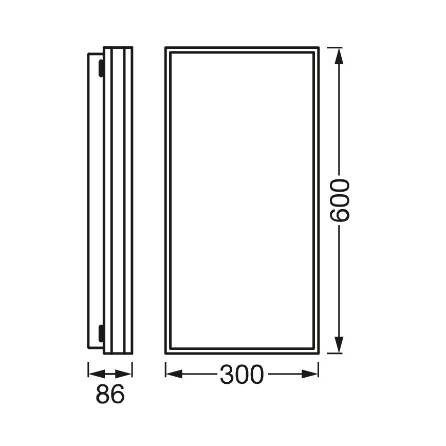 Osram - Plafonnier LED dimmable SMART+ MAGNET LED/42W/230V 30x60 cm 3000-6500K Wi-Fi