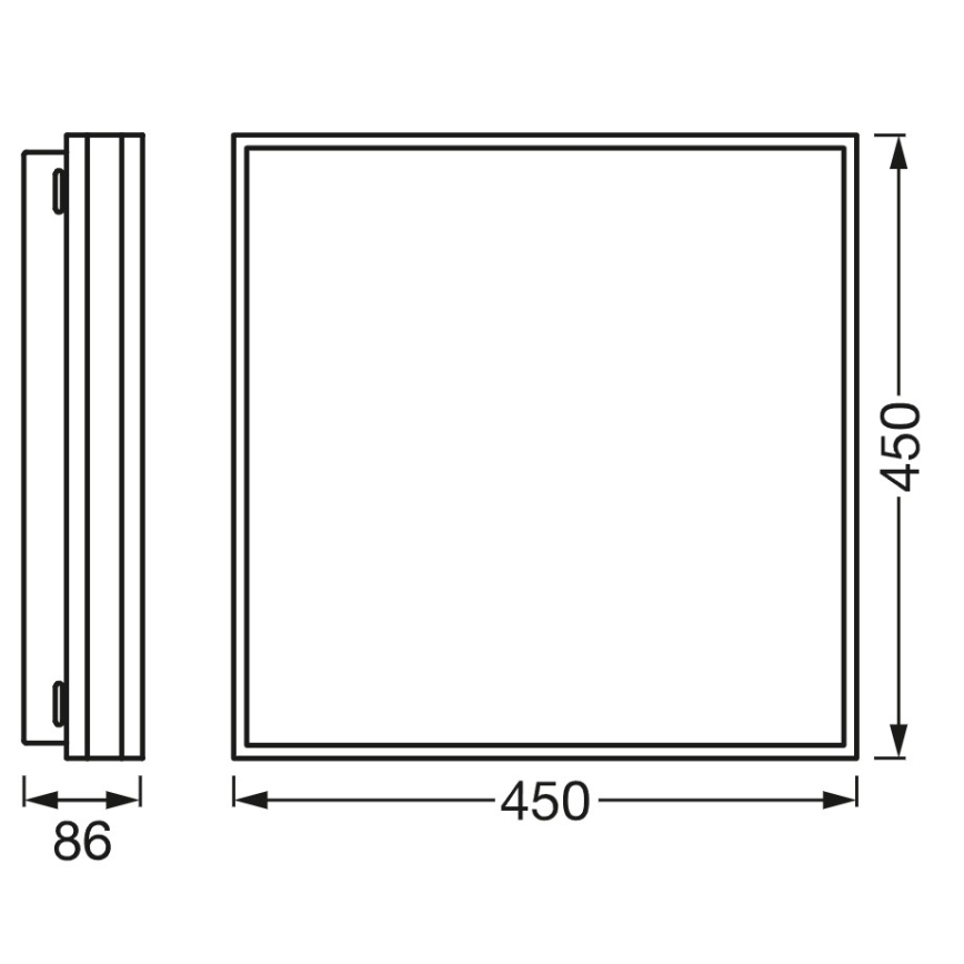 Osram - Plafonnier LED dimmable SMART+ MAGNET LED/42W/230V 45x45 cm 3000-6500K Wi-Fi