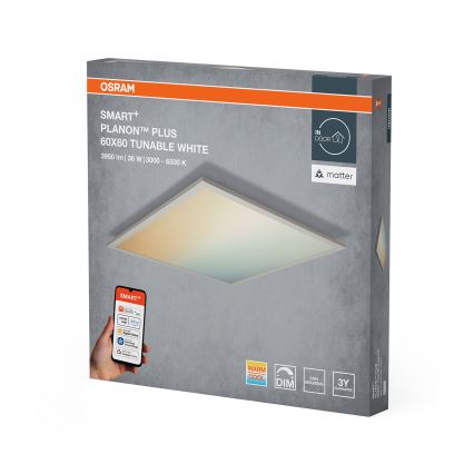 Osram - Plafonnier LED dimmable SMART+ PLANON LED/36W/230V 60x60 cm 3000-6500K Wi-Fi