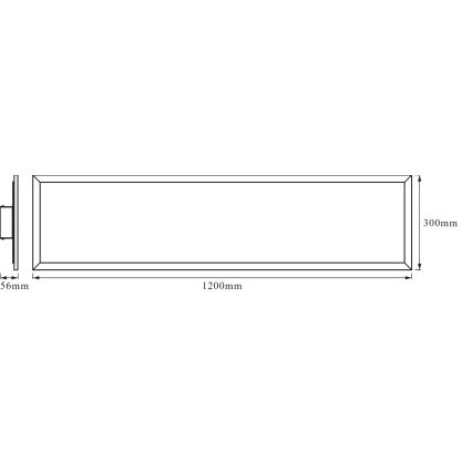 Osram - Plafonnier LED dimmable SMART+ PLANON LED/36W/230V 120x30 cm 3000-6500K Wi-Fi