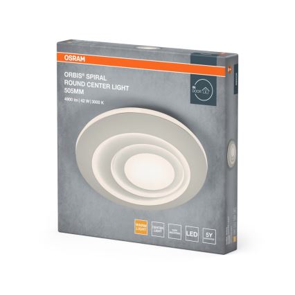 Osram - Plafonnier LED ORBIS SPIRAL LED/42W/230V Ø 50,5 cm blanc