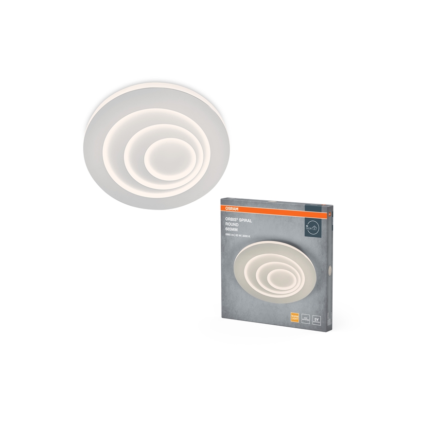 Osram - Plafonnier LED ORBIS SPIRAL LED/63W/230V Ø 68,5 cm