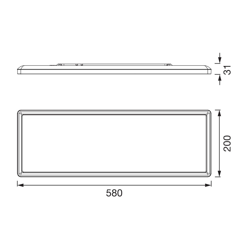 Osram - Plafonnier LED PLANON EASYFIX LED/24W/230V 2800/4000/6000K IP54 blanc