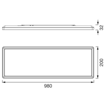 Osram - LED plafonnier PLANON EASYFIX LED/30W/230V 2800/4000/6000K IP54 blanc