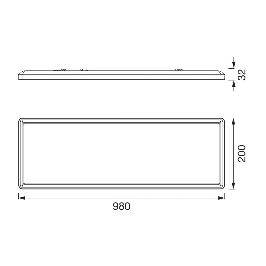 Osram - Plafonnier LED PLANON EASYFIX LED/30W/230V 2800/4000/6000K IP54 noir