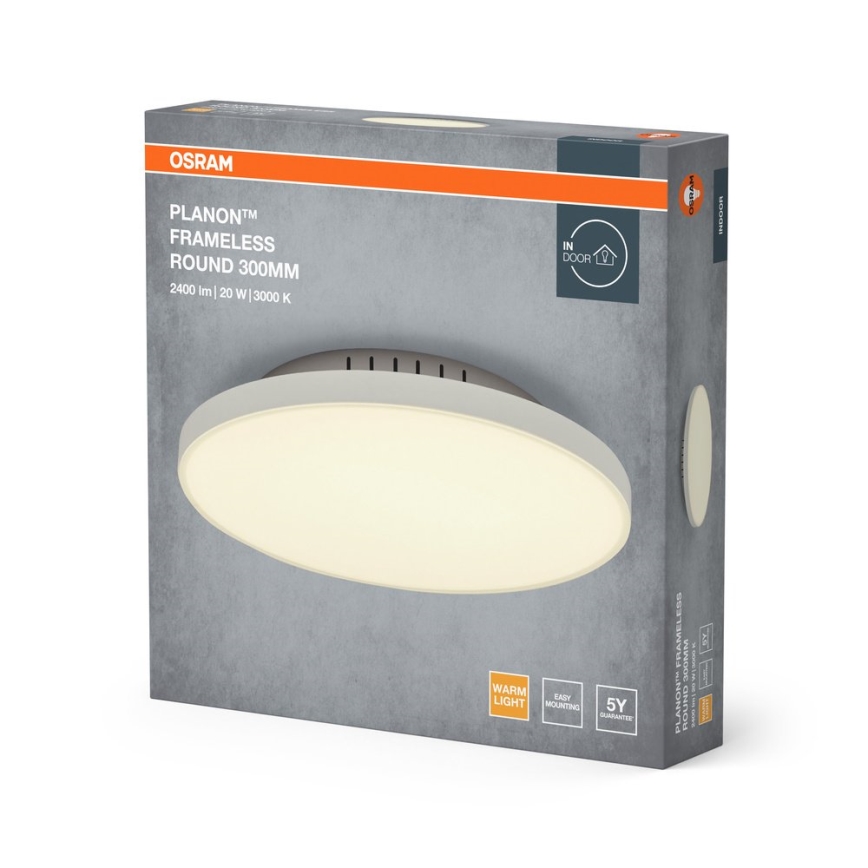Osram - Plafonnier LED PLANON LED/20W/230V 3000K Ø 30 cm blanc