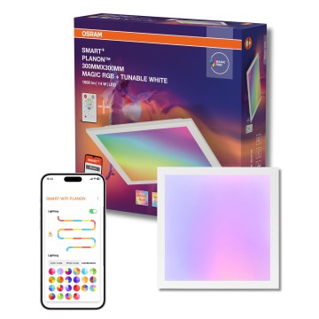 Osram - Plafonnier LED RGBW dimmable SMART+ MAGIC LED/14W/230V 2700-6500K 30x30 cm Wi-Fi + télécommande