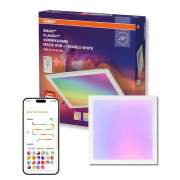 Osram - Plafonnier LED RGBW dimmable SMART+ MAGIC LED/24W/230V 2700-6500K 45x45 cm Wi-Fi + télécommande