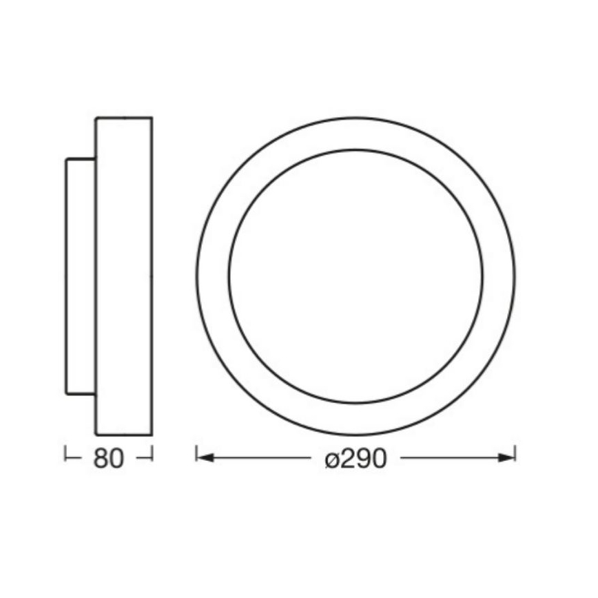 Osram - Plafonnier ORBIS MADRID 2xE27/10W/230V, diam. 29 cm, décor bois