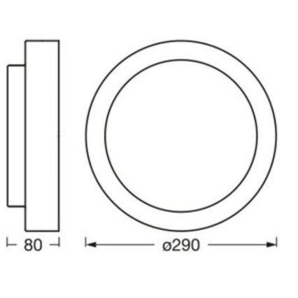 Osram - Plafonnier ORBIS MADRID 2xE27/10W/230V Ø 29 cm blanc