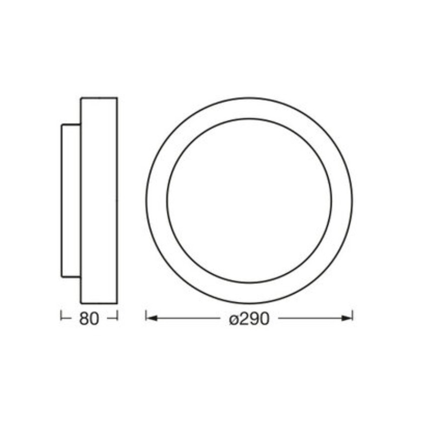 Osram - Plafonnier ORBIS MADRID 2xE27/10W/230V Ø 29 cm blanc
