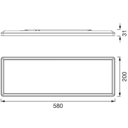 Osram - LED Plafonnier PLANON EASYFIX LED/24W/230V 2800/4000/6000K IP54 noir