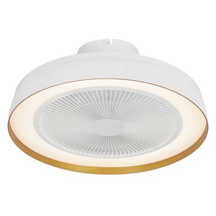 Osram - Plafonnier LED dimmable avec ventilateur de plafond LED/49W/230V 2700-6500K blanc/doré + télécommande