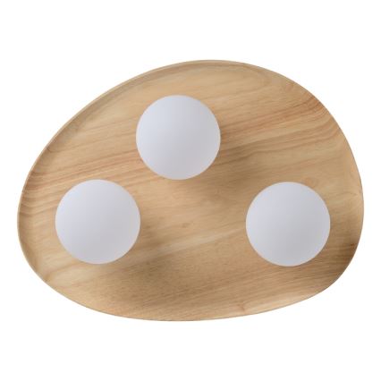 Osram - Plafonnier WOOD NEST 3xG9/5W/230V en hévéa