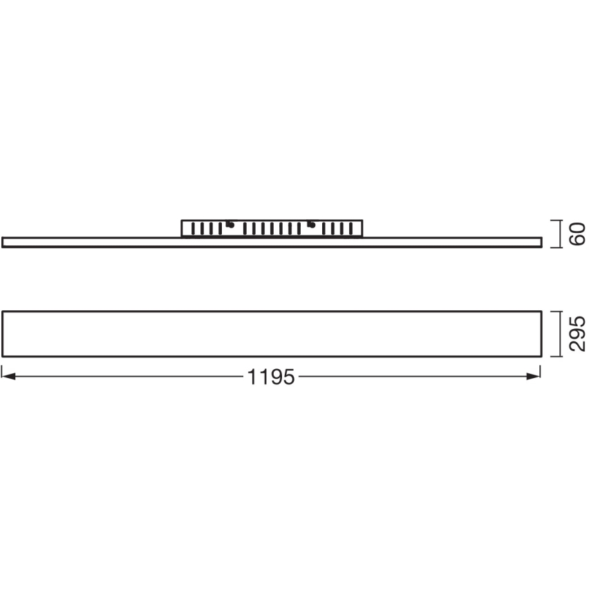 Osram - PLANON opbouw-LED-paneel 40W/230V 3000K 30x120 cm wit