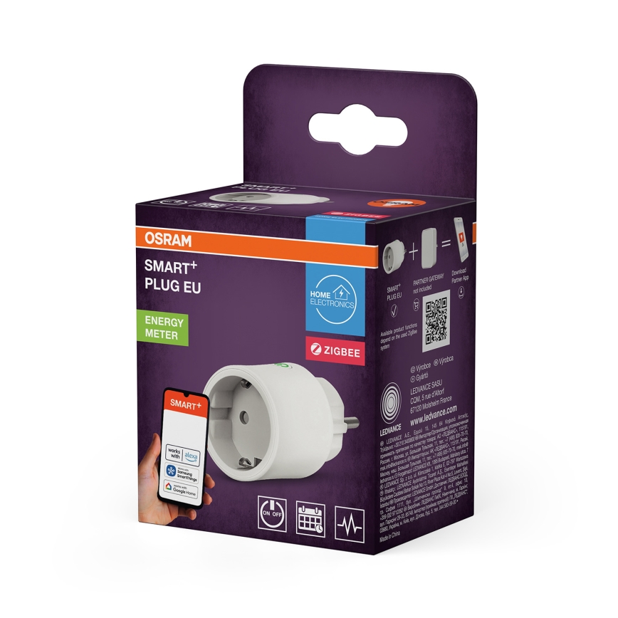 Osram - Prise intelligente SMART+ SCHUKO 2300W/230V/10A blanche