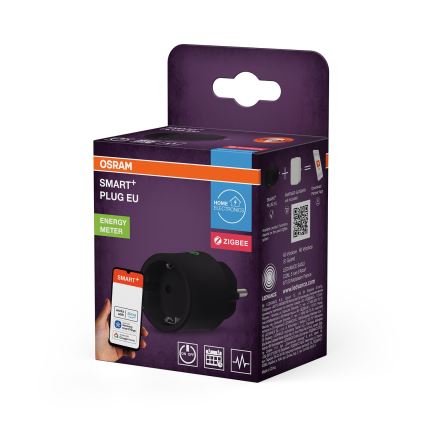Osram - Prise intelligente SMART+ Schuko 2300W/230V/10A noire