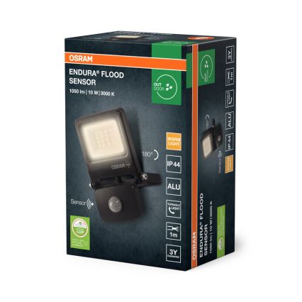 Osram - Projecteur LED avec détecteur ENDURA LED/10W/230V 3000K IP44