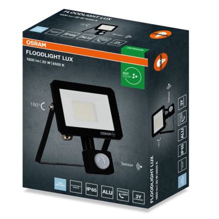 Osram - Projecteur LED avec détecteur FLOODLIGHT LED/20W/230V 6500K IP65