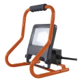 Osram - Projecteur LED avec support et prises R-STAND LED/50W/230V 4000K IP44 orange/antracite