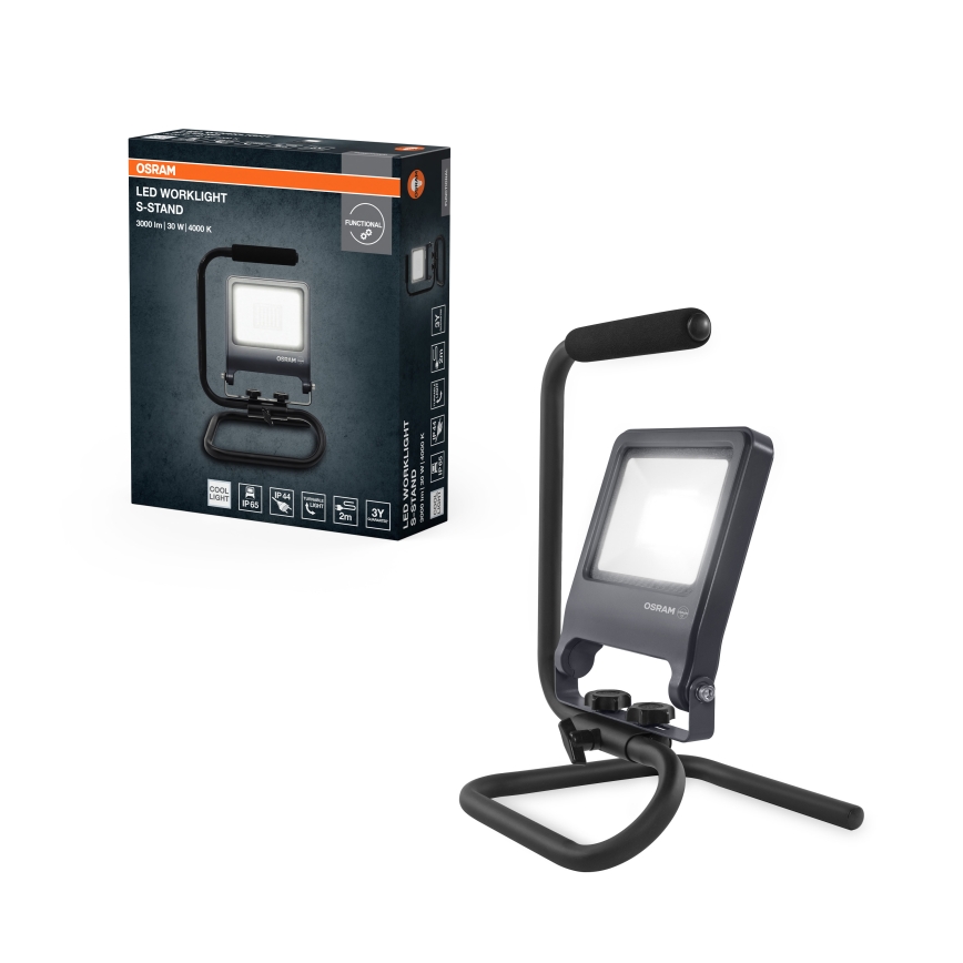 Osram - Projecteur LED avec support S-STAND LED/30W/230V 4000K IP65 anthracite