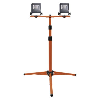 Osram - Projecteur LED avec support TRIPOD 2xLED/20W/230V 4000K IP65 orange/anthracite