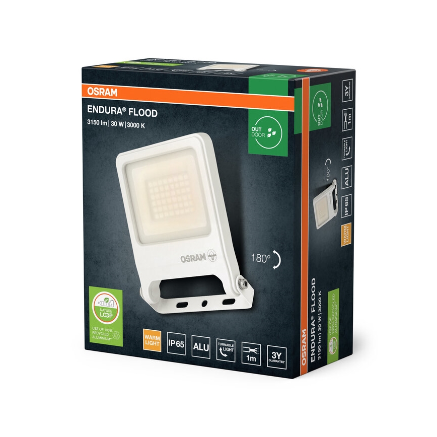 Osram - Projecteur LED ENDURA LED/30W/230V 3000K IP65