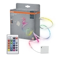 Osram - Ruban LED RGB dimmable FLEX BATTERY 5m LED/5W/4xAA + télécommande