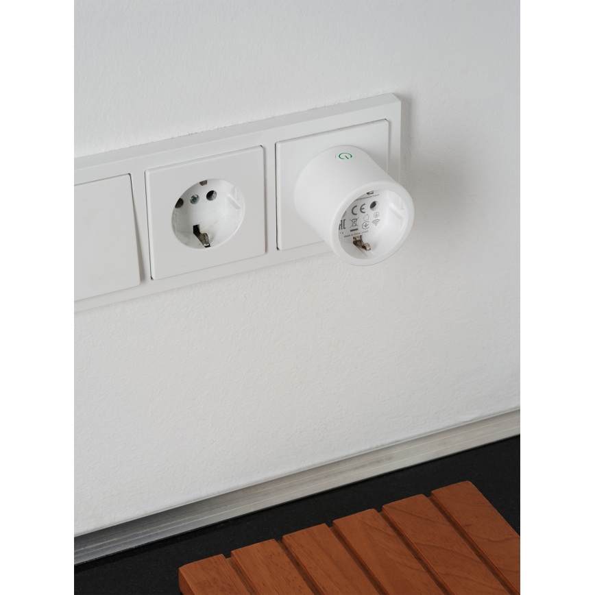 Osram - Set van 2 slimme stekkers SMART+ MATTER SCHUKO 2300W/230V/10A Wi‑Fi wit